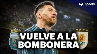 LA SELECCIÓN ARGENTINA RECIBIRÁ A URUGUAY EN LA BOMBONERA: CÓMO LE FUE A MESSI, EL HISTORIAL Y MÁS 🔥