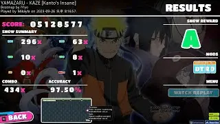 osu! YAMAZARU - KAZE [Kanto's Insane] +HDDTHR #1