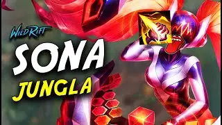 ¡Sona JUNGLA Carrileando NOVATOS en WILD RIFT!