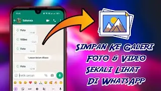 How to save photos and videos once viewed on whatsapp to the gallery apps