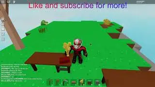 Sky Block but with an Ant Man skin!!!/Roblox/Sky Block