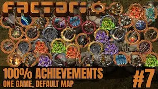 Factorio 100% Achievements | Default Map | #7 Science Automation!