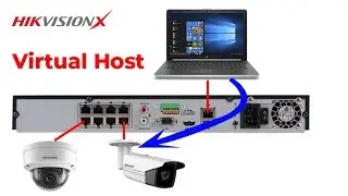 Access IP camera via NVR POE  Hikvision Virtual Host