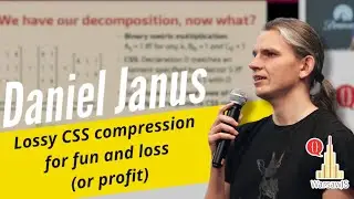 ⚡️Lightning Talk - Daniel Janus - Lossy CSS compression for fun and loss (or profit)
