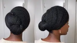 Everyday natural hairstyle in 5 minutes