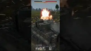 Tiger H1 vs M4A3E2 #warthunder #moments