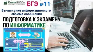 ЕГЭ задания 11. "Вычисление информационного объема сообщения"