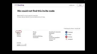 Soundtrap Error Message