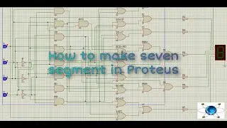 How to build 7 segment in Proteus