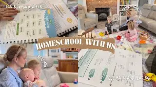 HOMESCHOOL WITH US || A FUN HOMESCHOOL DAY || CLE AND TGATB