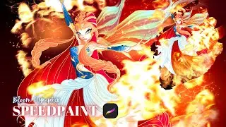 Bloom Nymphix | procreate speedpaint