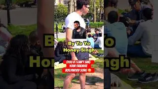 American Requests Yo Yo Honey Singh💀 #bollywood #singing #american #nyc #indianmusic