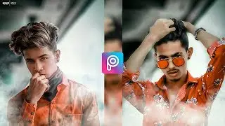 Prateek pardeshi stylish dp smoke photo editing tutorial in PicsArt step by step in hindi