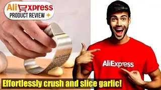 Revolutionize Your Garlic Prep with This Multi-Function Stainless Steel Press! | Kitchen