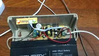 Backup (emergency) lighting with a UPS, a relay with a remote control or BLYNK ESP866 + 433 MHz t...