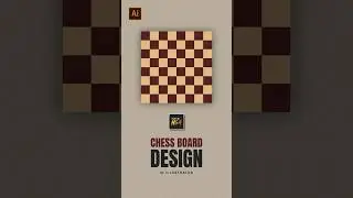 How to design chessboard | Adobe Illustrator  #chessboard #illustrator