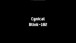 blink-182 - cynical lyrics