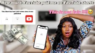 How much YouTube paid me for 1000 view from YOUTUBE SHORT with 1000 subscribers
