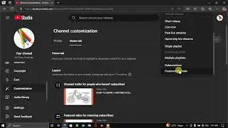 how to add a featured channel to youtube channel on PC