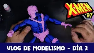 Pintando Cyclops XMEN 97 Parte 3  Vlog de modelismo día 3