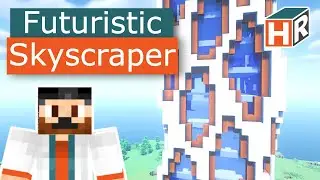 Minecraft Futuristic Skyscraper! Part 1  Let's Build Tutorial