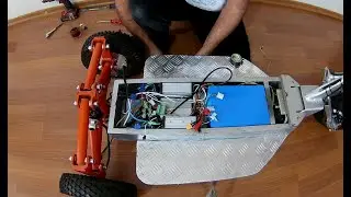 How to connect three wheel drive scooter Brushless controller?