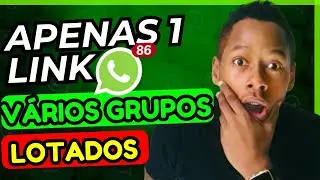 Como LOTAR GRUPOS de Whatsapp com 1 Só Link [DE FORMA AUTOMÁTICA]