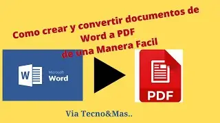 Crear y Convertir Documentos a PDF