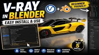 Easy  Way To Install V-Ray in  Blender 