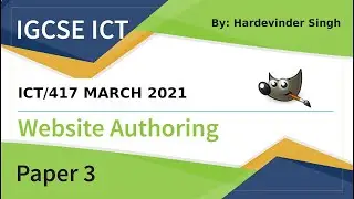 Web Authoring Paper 417/31 March 2021