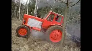 МТЗ-50 с прицепом в лес по дрова