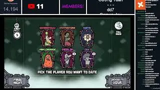 chat makes a "marble race" BUT WITH STICKMEN!??!??!