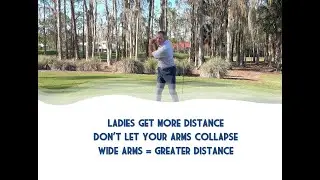Lady Golfers - Don't Let Your Arms Collapse