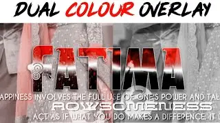 DUAL COLOUR GLASS FONT IN ANDROID||BY TAIMOOR MIRZA FT UMAR CREATION