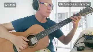 Oh! Susanna for Guitar, free music sheets ;; ccpwmusic 