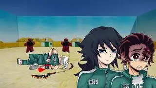 DEMON SLAYER VOICE ACTORS Survive In INK GAMES ROBLOX