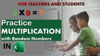 Multiplication using Random Numbers in Excel using Randbetween