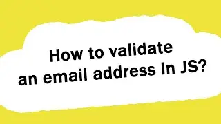 How do you validate an email address in JavaScript?