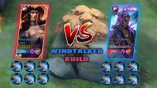 WINDTALKER BATTLE🔥[ CLINT VS BRODY ] 2 ROUNDS BASIC ATTACK, 2 ROUNDS WITH SKILLS
