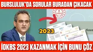 2023 Bursluluk Sınavında SORULAR Buradan ÇIKACAK! MEB Paylaştı! İOKBS 2023 sorular ve ayrıntılar!