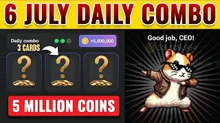 🐹 Hamster Kombat daily combo 6 july | Hamster kombat daily combo today | Hamster daily combo today