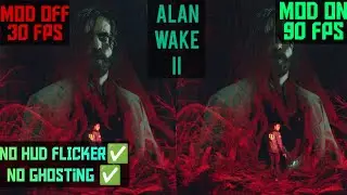 How to install 100% stable fsr 3 in alan wake 2 no hud flicker, mod link+tutorial to fix ghosting.