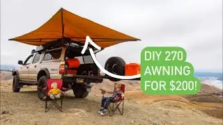 Home made 270 degree overland truck awning