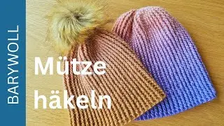 Wie man eine Häkelmütze mit Reliefstäbchen häkelt!