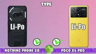 Nothing Phone 2A vs Poco X6 Pro