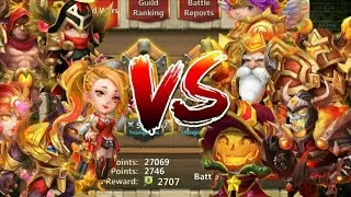 Castle Clash: Guild Wars F2p H2h Easy Under 5 Min