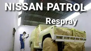 NISSAN PATROL full respray gloss white