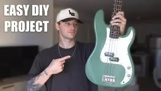 Painting My Bass Guitar - Easy DIY Project
