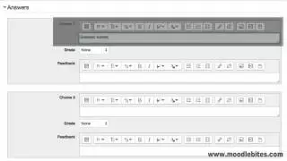 Moodle Quiz Questions