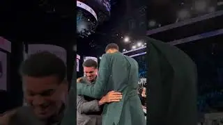 🔥 WALK WITH VICTOR WEMBANYAMA as HE IS ANNOUNCED NUMBER 1 OVERALL PICK in 2023 NBA DRAFT! #Shorts